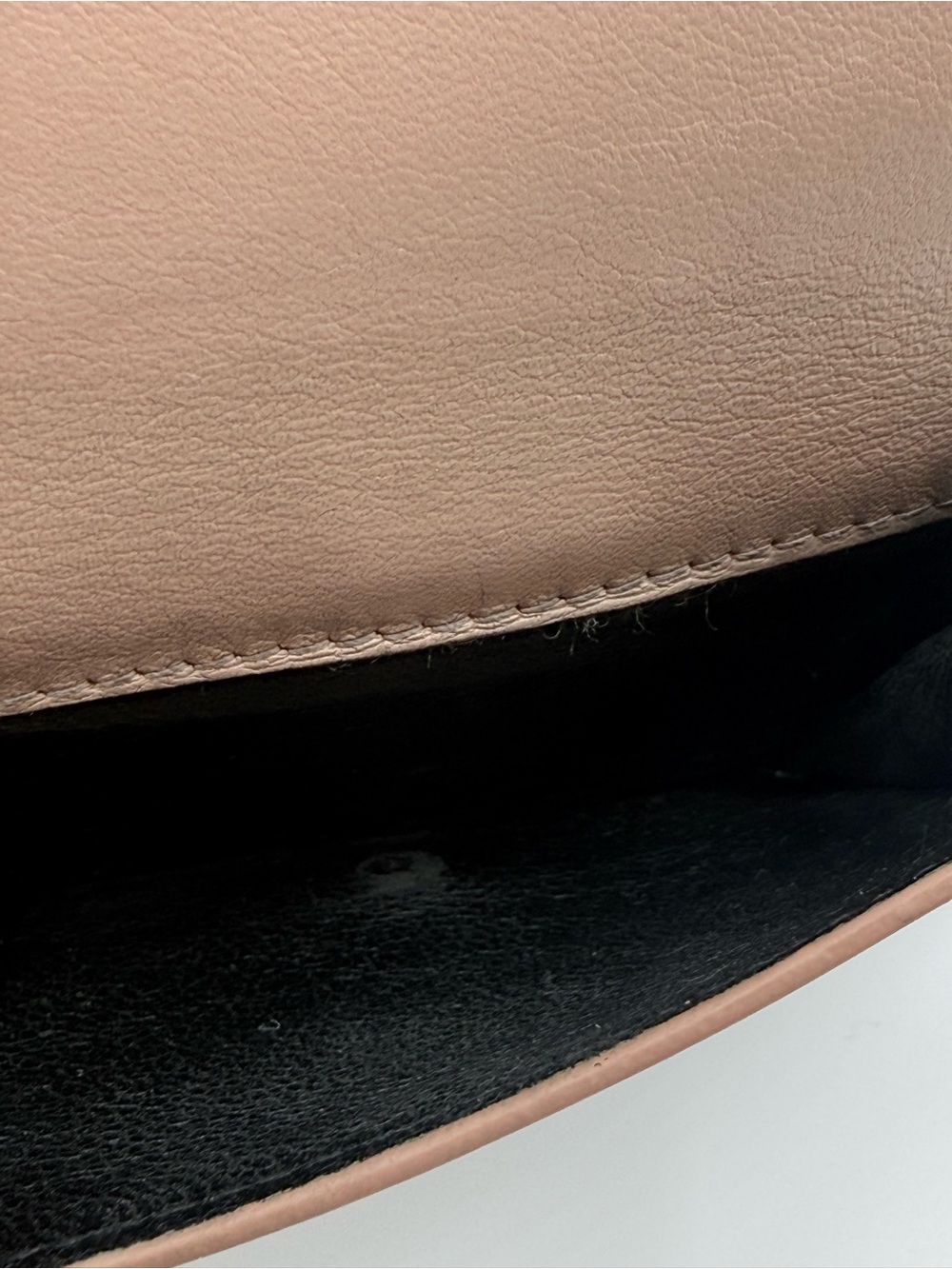 Saint Laurent l Trifold mini Wallet-Taupe Leather - Picture 13 of 16